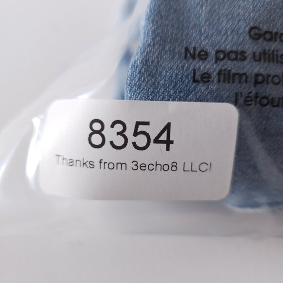 Pilcro Script Womens Faux Pearl Embellished Skinny Jeans Sz 25 Light Wash Glam - Picture 16 of 16